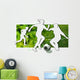 soccerball women Wall Decal