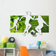 soccerball women Wall Decal
