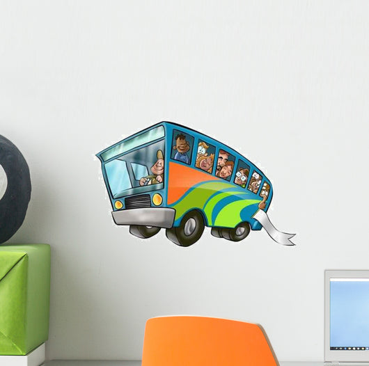 Big Bus Wall Decal