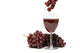 red grapes and wine Wall Decal