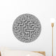 Labyrinth Planet Endless Maze Wall Decal