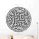 Labyrinth Planet Endless Maze Wall Decal