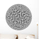 Labyrinth Planet Endless Maze Wall Decal