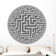 Labyrinth Planet Endless Maze Wall Decal