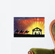 Christian Christmas Nativity Scene Wall Mural