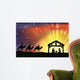 Christian Christmas Nativity Scene Wall Mural