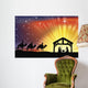 Christian Christmas Nativity Scene Wall Mural