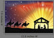 Christian Christmas Nativity Scene Wall Mural
