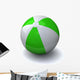 Green&white beach ball Wall Decal