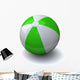 Green&white beach ball Wall Decal