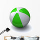 Green&white beach ball Wall Decal