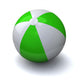 Green&white beach ball Wall Decal