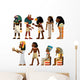 Pharaoh Icons Egyptian Gods Wall Decal Sticker Set