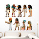 Pharaoh Icons Egyptian Gods Wall Decal Sticker Set