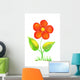 Drawing Flower Wall Mural