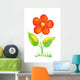 Drawing Flower Wall Mural
