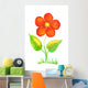 Drawing Flower Wall Mural