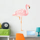 Flamingo in vector Wall Decal