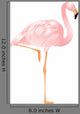 Flamingo in vector Wall Decal