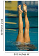 synchro swimming 01 Wall Mural