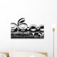 close up photo of a flute over white Wall Decal