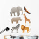 African animals Wall Decal