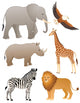 African animals Wall Decal