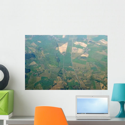 Aerial Roads Wall Decal