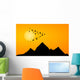 Jamb Cranes Wall Mural