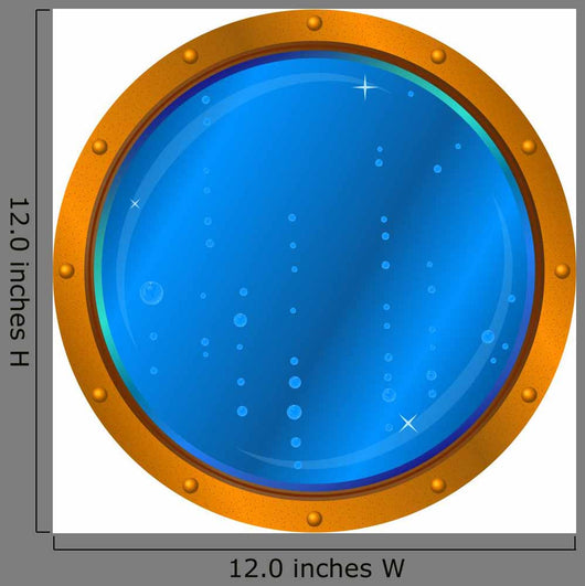 Window with Air Bubbles