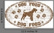 Dog Food Rubber Stamp Wall Decal