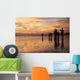 Family Sunset Beach Walk Wall Decal