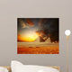 Sunrise Egyptian Pyramids Wall Decal
