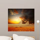 Sunrise Egyptian Pyramids Wall Decal