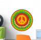 Colorful Psychedelic Hippie Emblem