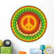 Colorful Psychedelic Hippie Emblem