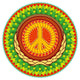 Colorful Psychedelic Hippie Emblem