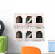 Six Windows Wall Mural
