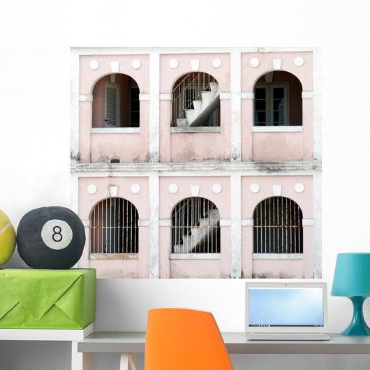 Six Windows Wall Mural