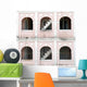 Six Windows Wall Mural