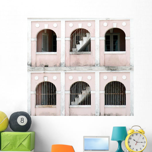 Six Windows Wall Mural