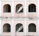 Six Windows Wall Mural