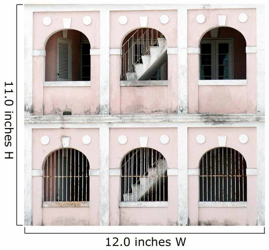 Six Windows Wall Mural