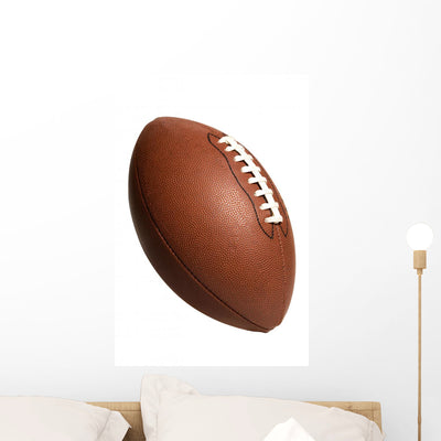 American Football shown on a wall