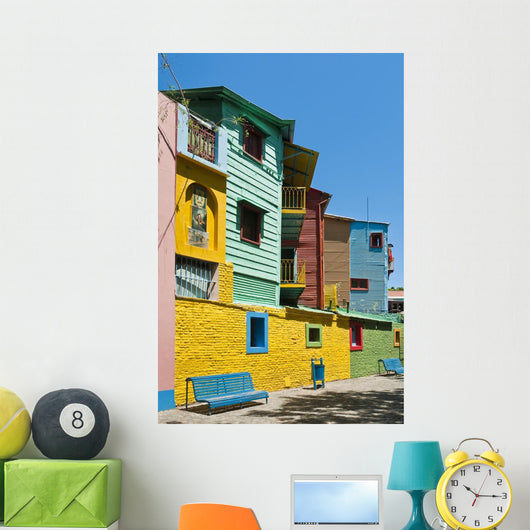 Colorful Houses at Caminito Street Wall Mural