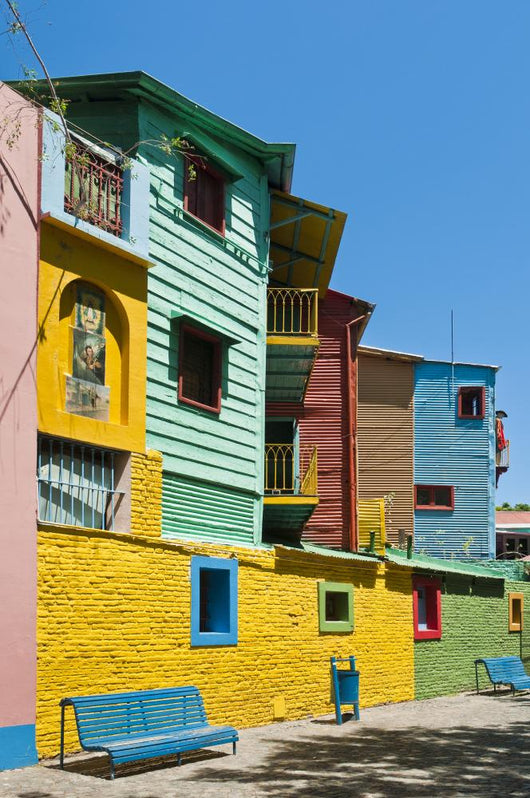 Colorful Houses at Caminito Street Wall Mural