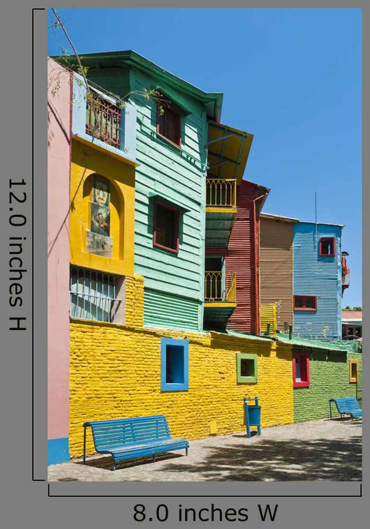 Colorful Houses at Caminito Street Wall Mural