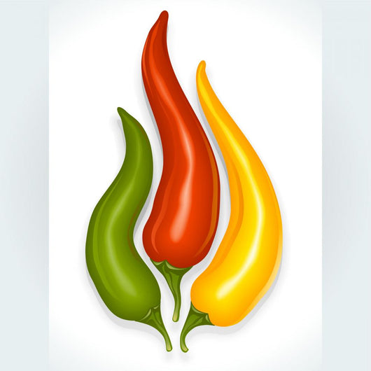 Hot Chili Pepper Shape