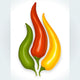 Hot Chili Pepper Shape