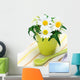Ivy and White Flower Wall Mural